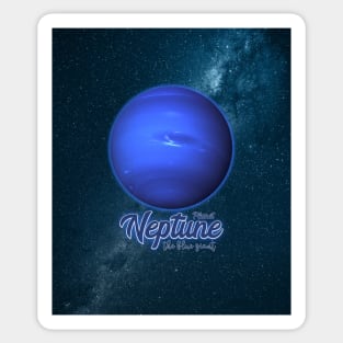 Planet Neptune: The Blue Giant V02 Sticker